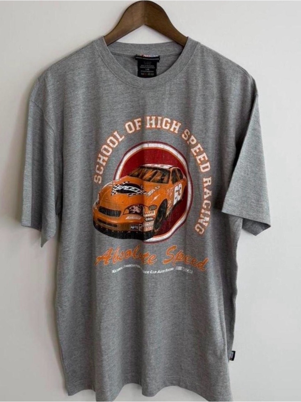 NASCAR Stock Car Graphic Tee Y2K Racingcore Motorsport Shirt